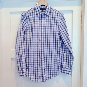 Small plaid banana republic shirt